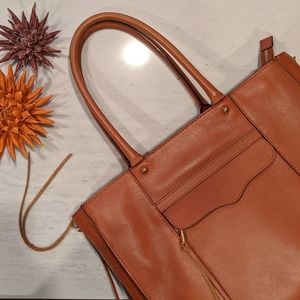 Rebecca Minkoff Camel Leather Shoulder Bag